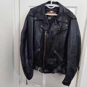 Harley Davidson Men's Leather Jacket XL Long